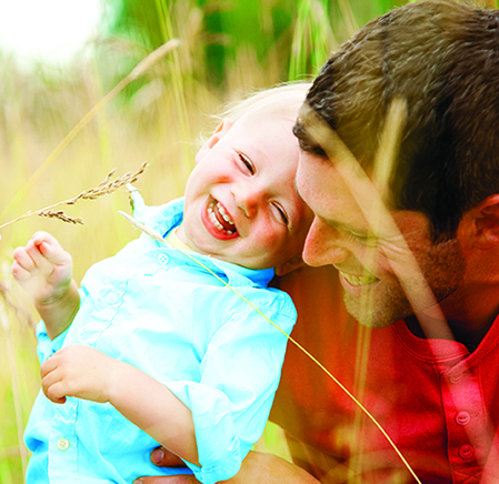 dad and child